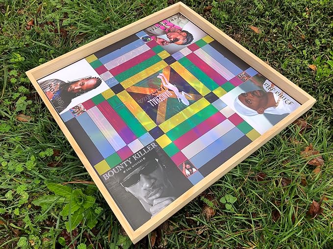 Jamaican Ludo Dancehall Again Edition (Ludi/Ludy/Loodi) | 24in x 24in Board Game | Family Game Night Activity | Fun Easy Multi-Player Entertainment | Ninjaman Bounty Vybz Kartel Gully God