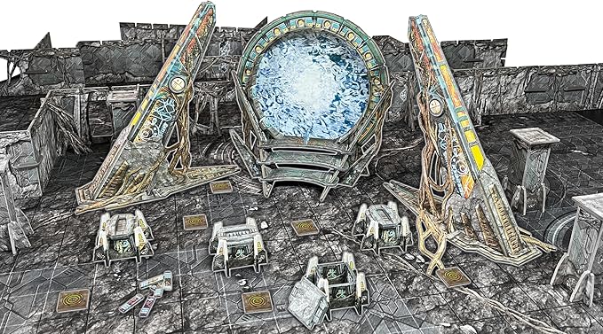 Battle Systems BSGCSE013 Core Space First Born Expansion- Gates of Ry'sa - 28mm Miniatures - Board Game - Modular 3D Terrain