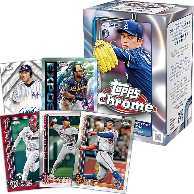 2025 Topps Chrome Baseball - Factory Sealed - Value Box