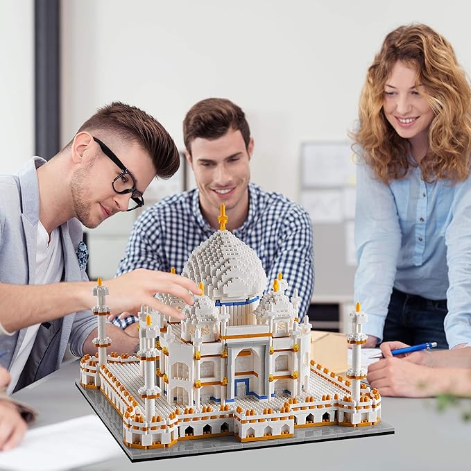 World Famous Architecture Taj Mahal Micro Building Block Set for Adults Age of 14+ - 3950PCS