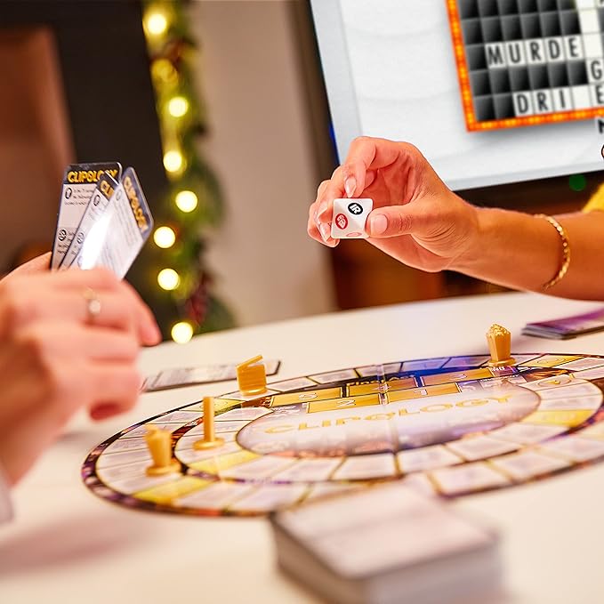 Clipology Game - The Premier Streaming Board Game Featuring Real Clips From The World's Best Movies &amp TV Shows | Movie Trivia Game