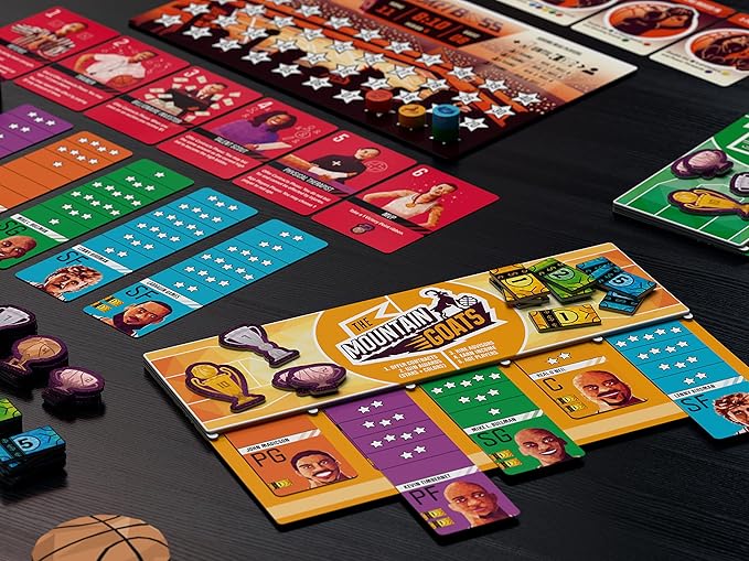 Basketboss - Strategy - Auction Board Game - Sports Board Game - 2-5 Players - 40 Minutes Play Time