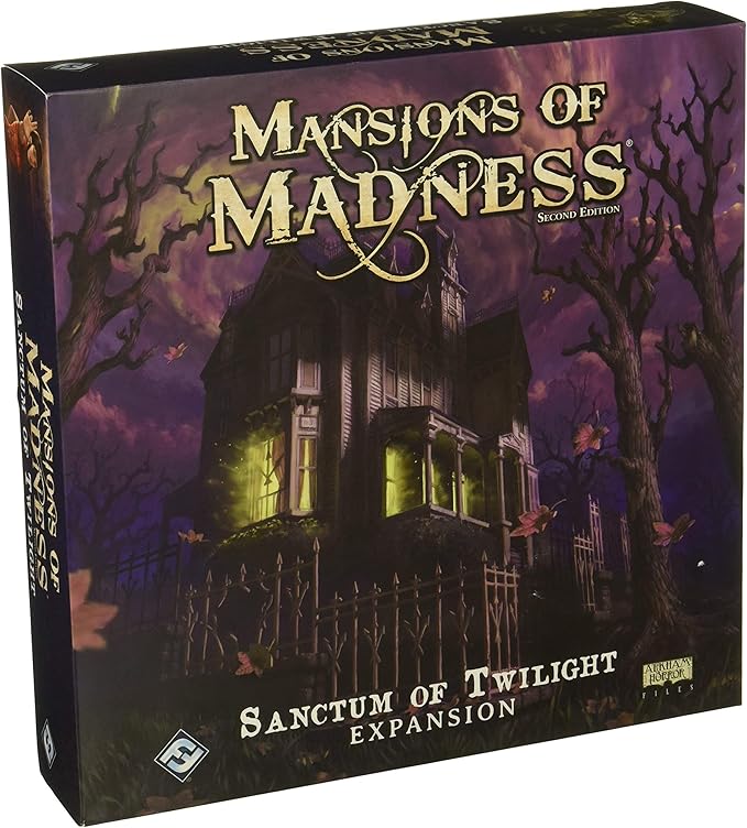 Mansions of Madness Sanctum of Twilight Expansion - Confront the Shadows of the Order! Cooperative Mystery Game Ages 14+ 1-5 Players 2-3 Hour Playtime Made by Fantasy Flight Games