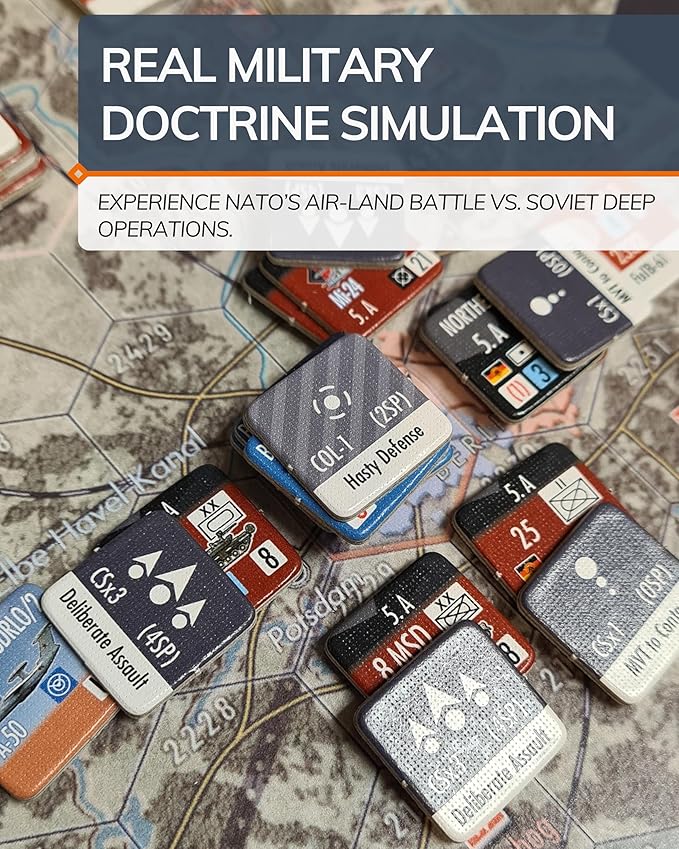 | Red Strike 1989 Board Game Operational NATO vs Warsaw Pact Wargame – Land Air &amp Sea Strategy