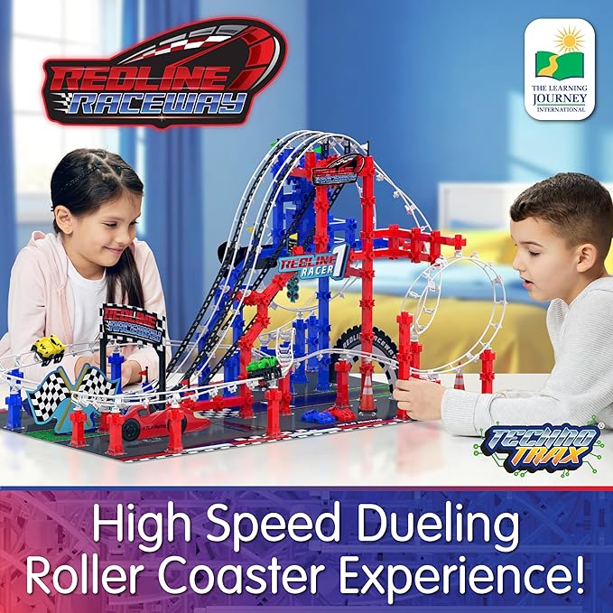 The Learning Journey - Techno Trax Redline Raceway - 400+ pc Set