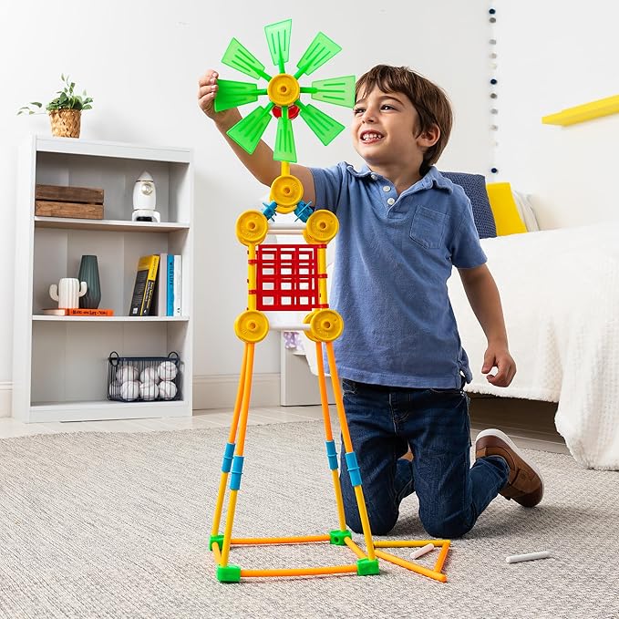 TINKERTOY 30 Model 200 Piece Super Building Set - Preschool Learning Educational Toy for Girls and Boys 3+ (Amazon Exclusive)
