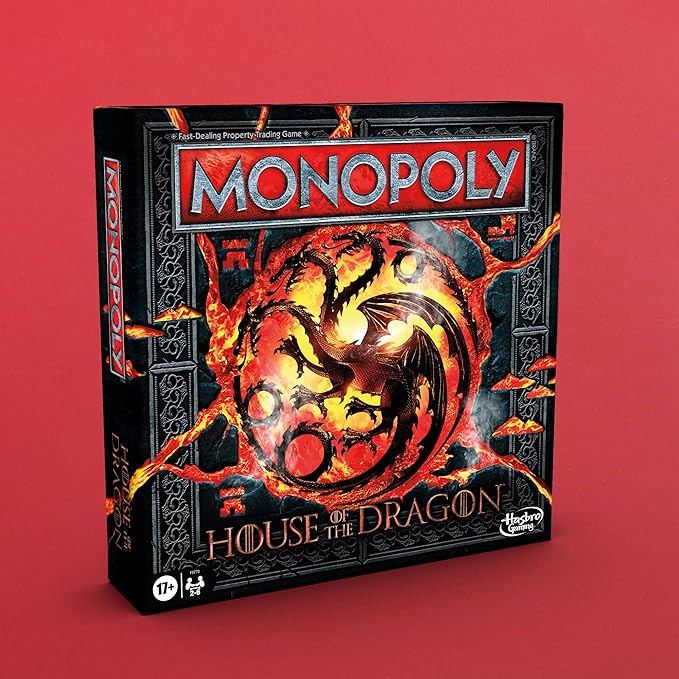 Monopoly House of the Dragon Edition Board Game | Based on the Hit TV Series | Ages 17 and Up | 2 to 6 Players | Strategy Games (Amazon Exclusive)