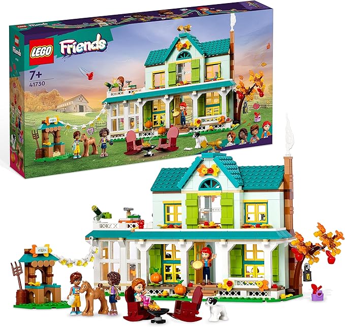 LEGO Friends Autumn's House 41730 Dolls House Playset with Accessories Toy Horse &amp Mia Mini-Doll Toys for Girls and Boys 7 Plus Years Old Birthday Gift Idea