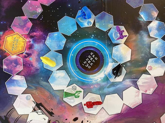 Renegade Game Studios Gravwell 2nd Edition Escape a Black Hole 2-6 players Ages 10+ Playing time 30-45 minutes