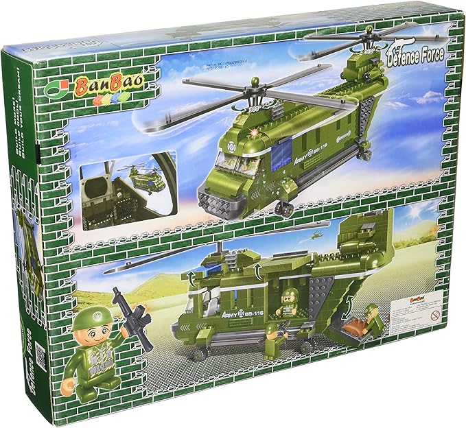 BanBao Chinook Helicopter Building Kit (263 Piece)