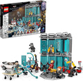 Lego Marvel Iron Man Armory Toy Building Set 76216 Avengers Gift for 7 Plus Year Old Kids Boys &amp Girls Iron Man Pretend Play Toy Marvel Building Kit with MK3 MK25 and MK85 Suit Minifigures
