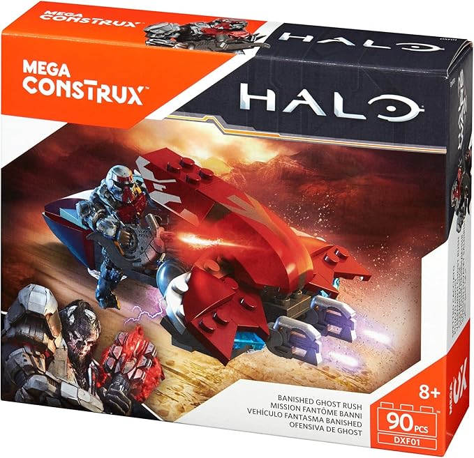 Mega Construx Halo Banished Ghost Rush Building Set