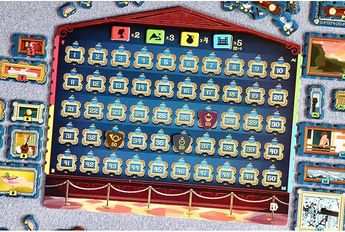 Mighty Boards: Art Society - Collection Board Game Bid At Auctions Collect &amp Display Your Art Ages 10+ 2-4 Players 30-60 Min