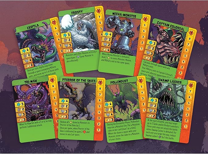 Renegade Game Studios Monsters Menace the World Strategy Board Game with Miniatures 2-4 Players Ages 14+