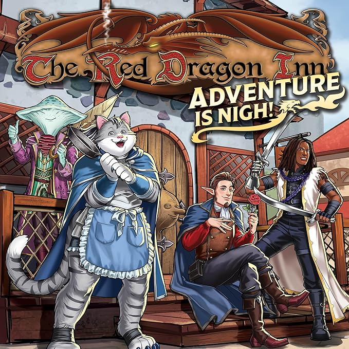 SlugFest Games: The Red Dragon Inn: Adventure is Nigh - Standalone Or Combine Fantasy Tavern Board &amp Card Game New Characters Ages 14+ 2-4 Players