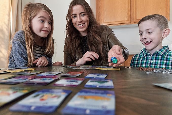 Machi Koro Board Game The Ultimate City-Building Game! Fast-Paced Dice Rolling Strategy Game for Kids and Adults Ages 8+ 2-4 Players 30 Minute Playtime Made by Pandasaurus Games