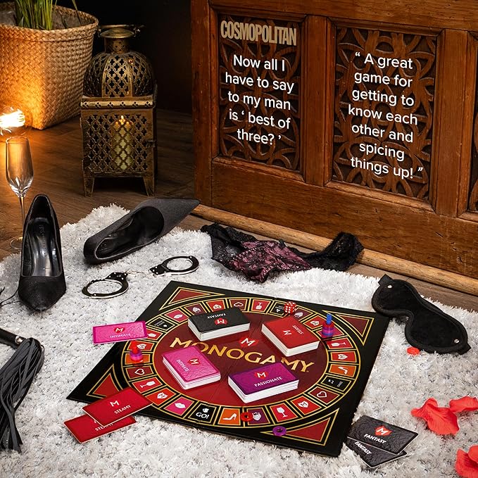 Monogamy Board Game - A Multi-Award Winning Board Game Making Great for Men and Women to Bring You Closer Than Ever