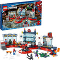 LEGO Marvel Spider-Man Attack on The Spider Lair 76175 Cool Building Toy Featuring The Spider-Man Headquarters Includes Spider-Man Green Goblin and Venom Minifigures