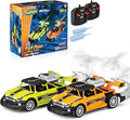 Remote Control 2 Pack Race Car Toys for Kids - Drifting Stunt Car Gifts for All Ages - 2.4GHZ 1:20 Scale - Smoke Generating Cars - Birthday Gift Ideas for Boys &amp Girls Age 3 4-7 8-12 Year Old