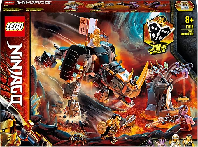 Lego 71719 NINJAGO Zane's Mino Creature 2in1 Building Set &amp Board Game