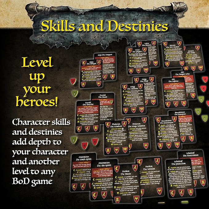 Bag of Dungeon Legends 2: Relics - Paths of the Ancients | 4-in-1 Adventure Pack Expansion for Any Game | Includes Solo Game | RPG Fans | 1–4 Players Ages 7+ | Classic Dungeon Crawler