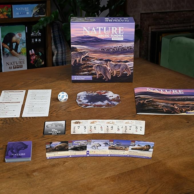 Northstar Game Studio Nature Board Game Expansion Module 4: Arctic Tundra | Adapt Species in a Changing Environment | Strategy Game for Adults Teens Families and Solo | 1-4 Players Age 10+