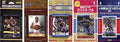 NBA Detroit Pistons 5 Different Licensed Trading Card Team Sets Brown One Size