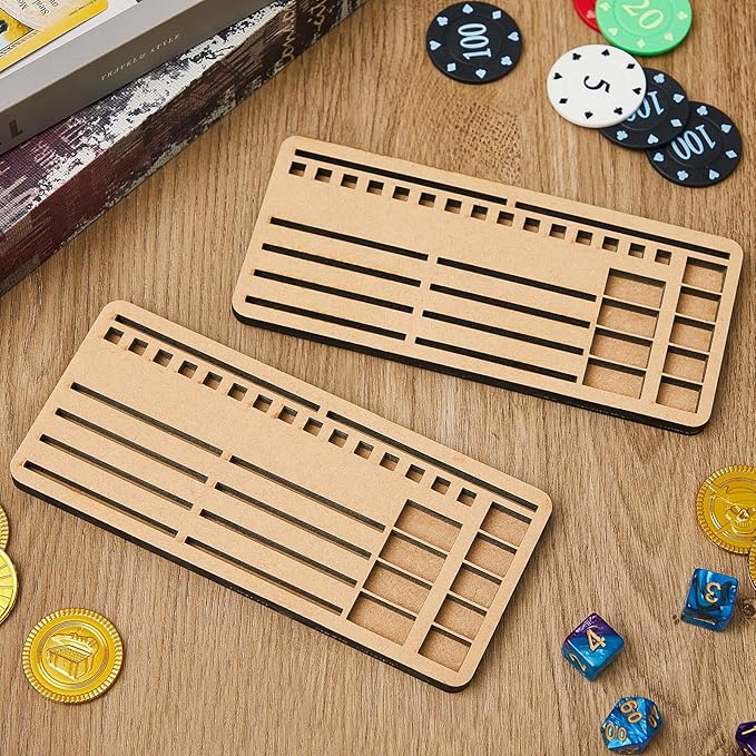 4 Pcs Game Piece Holders Compatible with Catan Board Game Card Tray Organizer