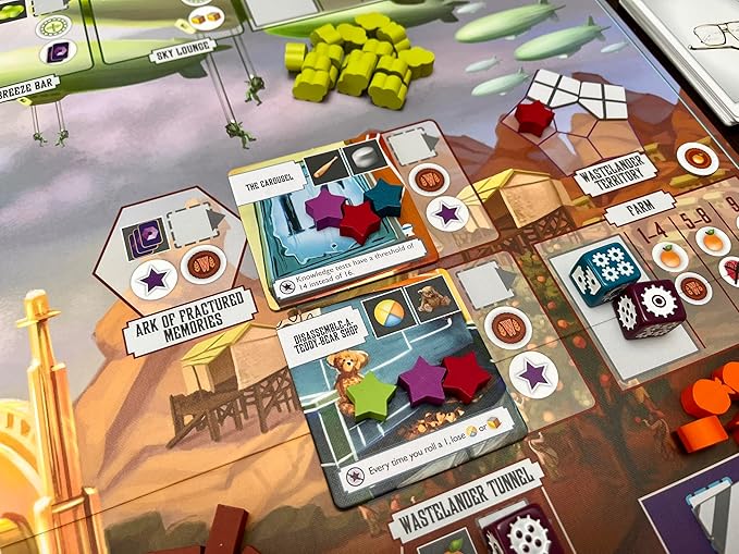 Stonemaier Games: Euphoria: Build a Better Dystopia (Base Game) by Jamey Stegmaier &amp Alan Stone | Competitive Dice Worker Placement Strategy Board Game for Adults &amp Family | 2-6 Players 60 Mi