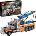 LEGO Technic Heavy-Duty Tow Truck 42128 with Crane Toy Model Building Set Engineering for Kids Series