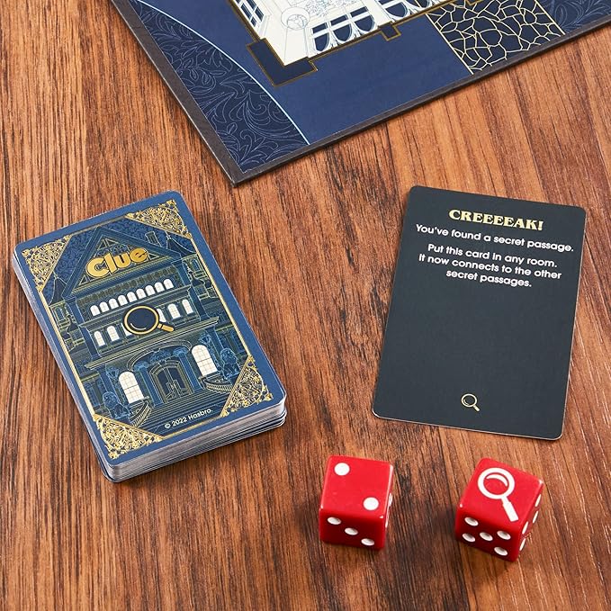 Hasbro Gaming Clue Board Game Signature Collection Premium Packaging and Components Family Games for Kids and Adults Mystery Games for 2 to 6 Players