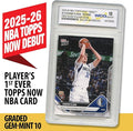 2025-26 NBA Topps Now Debut Cooper Flagg 1st Issue NBA Topps Now Rookie Card RC #6 Dallas Mavericks - Graded GEM-Mint 10