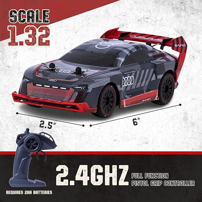 Flybar Hoonigan Hoonitron Remote Control Car for Kids – RC Drift Car RC Cars Race Car 3.7V 2.4 Ghz Detailed Replica Design USB Rechargeable Battery Included 1:32 Scale 100 ft Range 4 Mph
