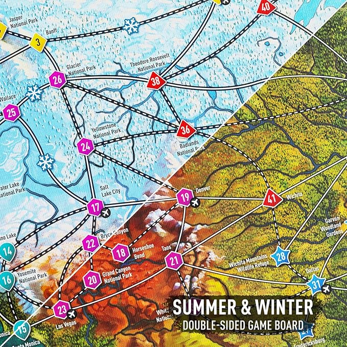 Photo Tour: North America – Family Board Game for Kids and Adults | Travel Strategy Game | Ages 8+ | Easy to Learn | 1–5 Players | Fun for Game Night &amp Educational Play