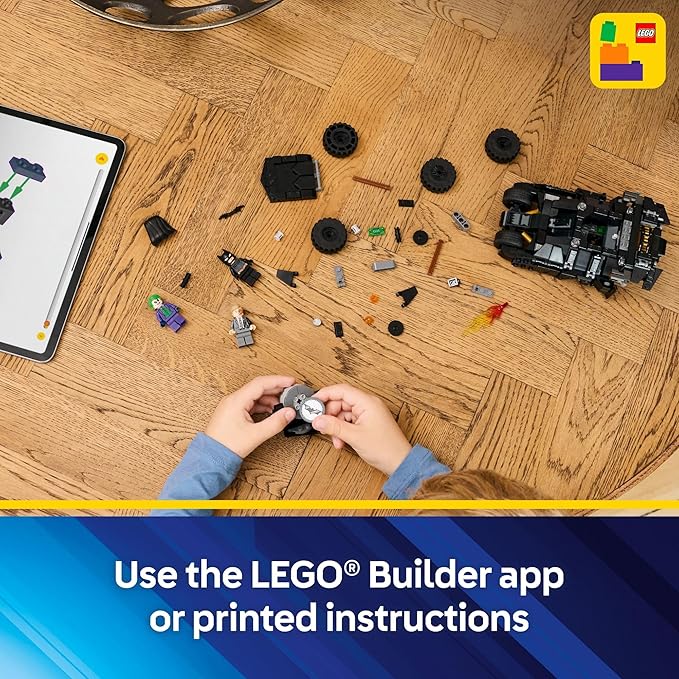 LEGO DC Batman Tumbler vs. Two-Face &amp The Joker Toy Building Set - Superhero Batmobile Toy from The Dark Knight for Kids Boys and Girls Ages 8+ - Gift Idea for Birthday and Batman Fans - 76303
