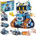5 in 1 STEM Robotics Kit for Kids 8-12 APP &amp Remote Control Robot Building Kit Science Project Kit &amp STEM Toys for Ages 8-13 Gifts for 8 Year Old Boys Girls
