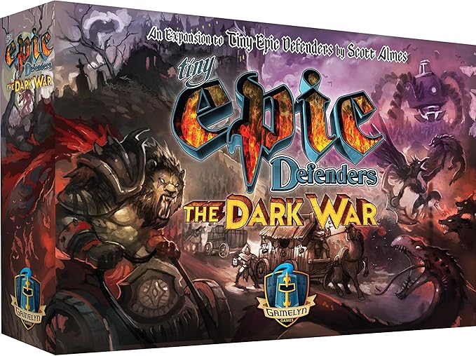Gamelyn Games Tiny Epic Defenders The Dark War Expansion Multiplayer Strategy Board Game for Family &amp Friends
