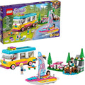 LEGO Friends Forest Camper Van and Sailboat 41681 Building Kit Forest Toy New 2021 (487 Pieces)