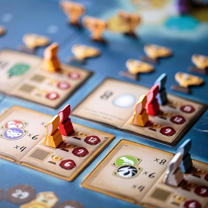 Wondrous Creatures Board Game – Worker-Placement &amp Tableau Building Strategy Game for 1-4 Players Ages 14+ | 40-80 Min Playtime | Build Creature Combos &amp Experience a Magical World
