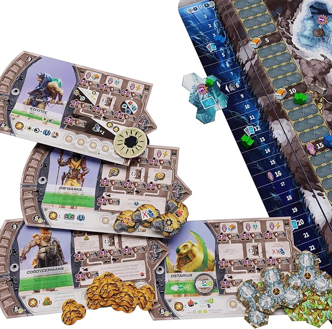 Revive: Call of The Abyss Board Game Expansion - Enhance Your Game with New Tribes and Scyphoz Cards! Strategy Game for Kids &amp Adults Ages 14+ 1-4 Players 60-90 Min Playtime Made by Aporta Gam