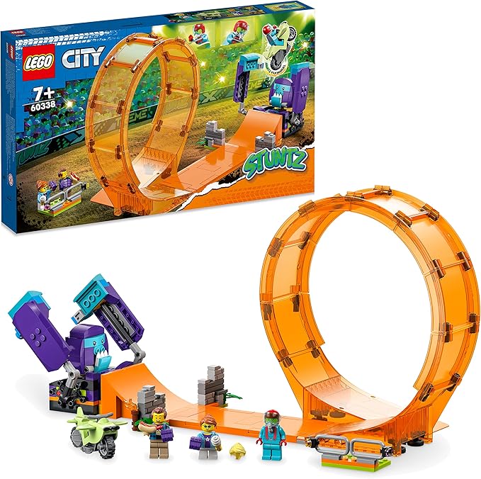 Lego City Stuntz Smashing Chimpanzee Stunt Loop 60338 Building Toy Set for Boys Girls and Kids Ages 7+ (226 Pieces)