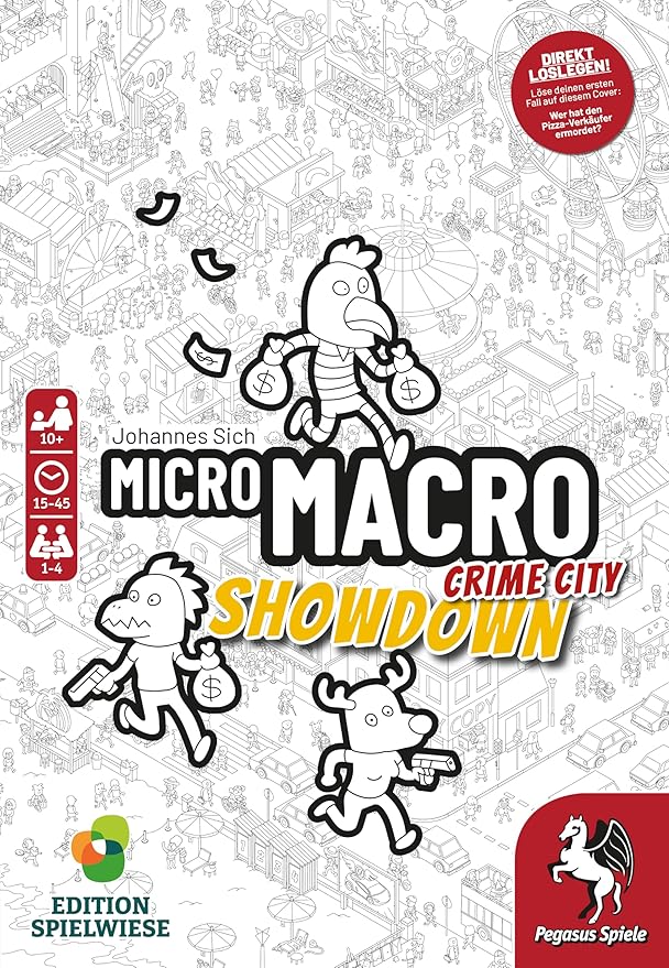 Pegasus Spiele 59064G MicroMacro: Crime City 4 – Showdown (Edition Spielwiese)