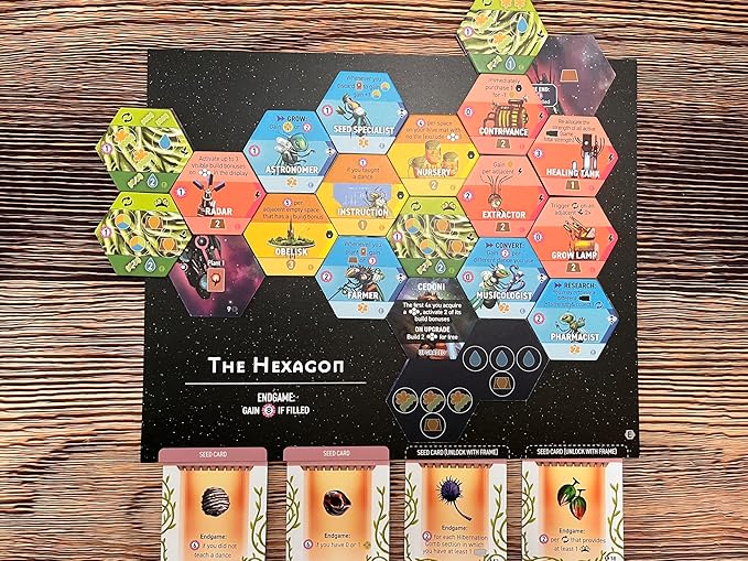 Stonemaier Games: Apiary: Expanding The Hive Expansion | New Unique Frames Additional Tiles and More! | Add to Apiary - A Strategy Board Game About Bees in Space | 1-5 Players 90 Mins Ages 14+