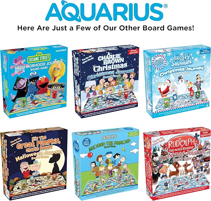 Aquarius Grinchmas Journey Board Game - Fun for Kids &amp Adults - Officially Licensed Dr Seuss Merchandise &amp Collectibles