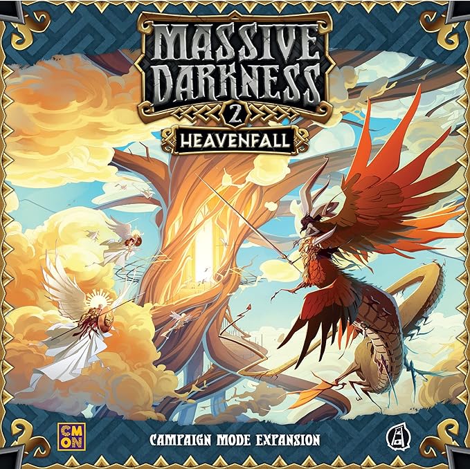 Massive Darkness 2 Heavenfall Board Game Expansion | Tabletop Miniatures Game | Cooperative Strategy Game for Adults and Teens | Ages 14+ | 1-6 Players | Average Playtime 60 Minutes | Made by CMON