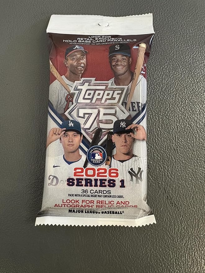 2026 TOPPS Series 1 Baseball Fat Pack