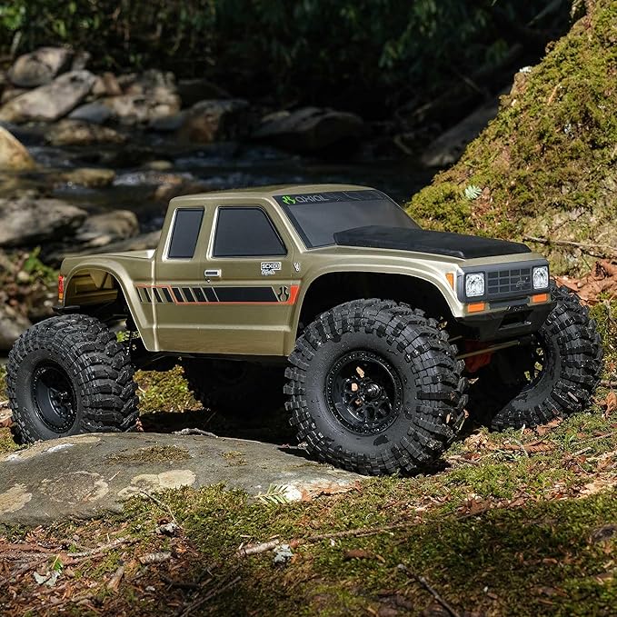 Axial RC Truck SCX10III Coyote: 1/10 4WD RTR with Battery and Charger Brushed Rock Crawler Gold AXI-3071