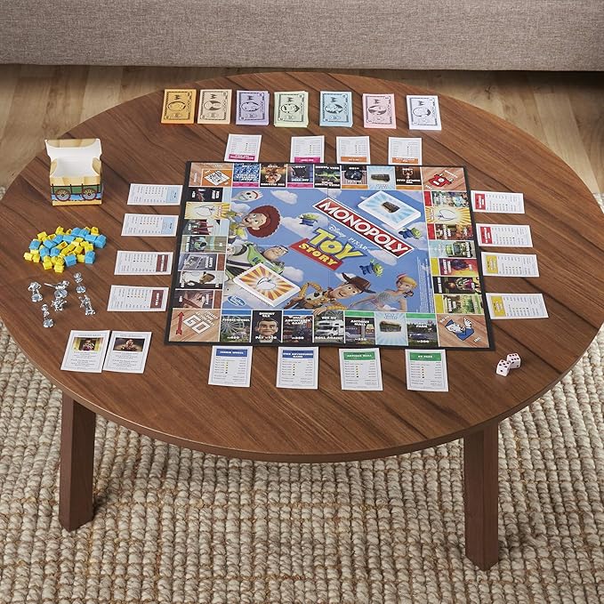 Monopoly Toy Story Board Game Family and Kids Ages 8+ Brown/A