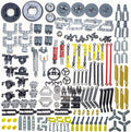 Domoni Technic Parts 150Pcs for MOC Kits - Engine Suspension Steering Axle Car CV Joint Axle &amp Ball Building Blocks Sets DIY