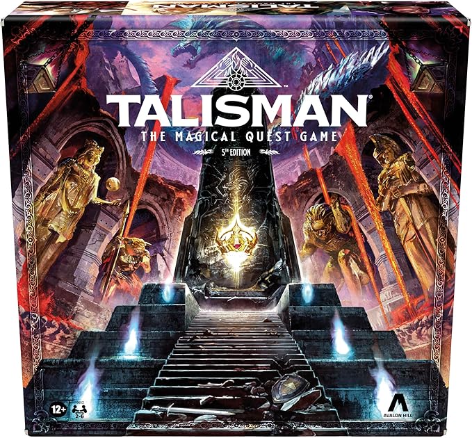 Avalon Hill Talisman: The Magical Quest Board Game 5th Edition | Fantasy Tabletop Adventure Games | Ages 12 and Up | 2 to 6 Players | Roleplaying Strategy Games